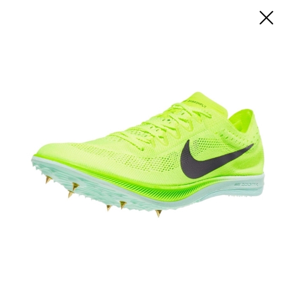 NWOB Nike Zoomx Dragonfly Track Spike Shoes Volt Mint Mesh Lightweight Men - Picture 2 of 15